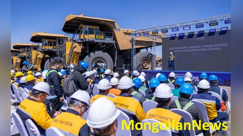 Development of one of Mongolia's largest coal deposits has begun in the Gobi.