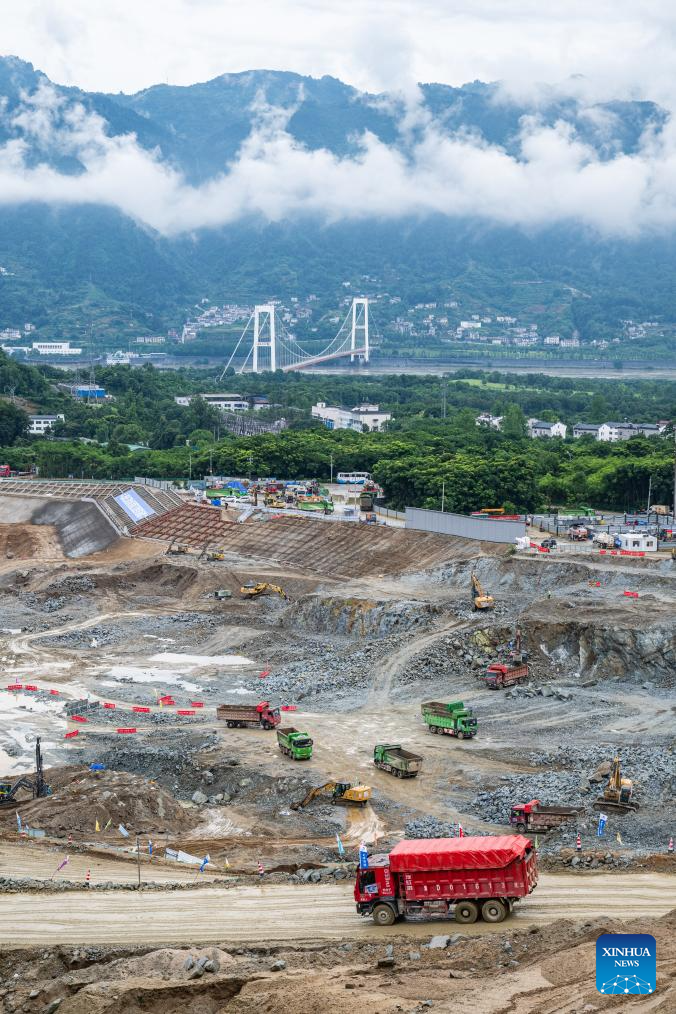 China has started construction of the world's largest river lock.