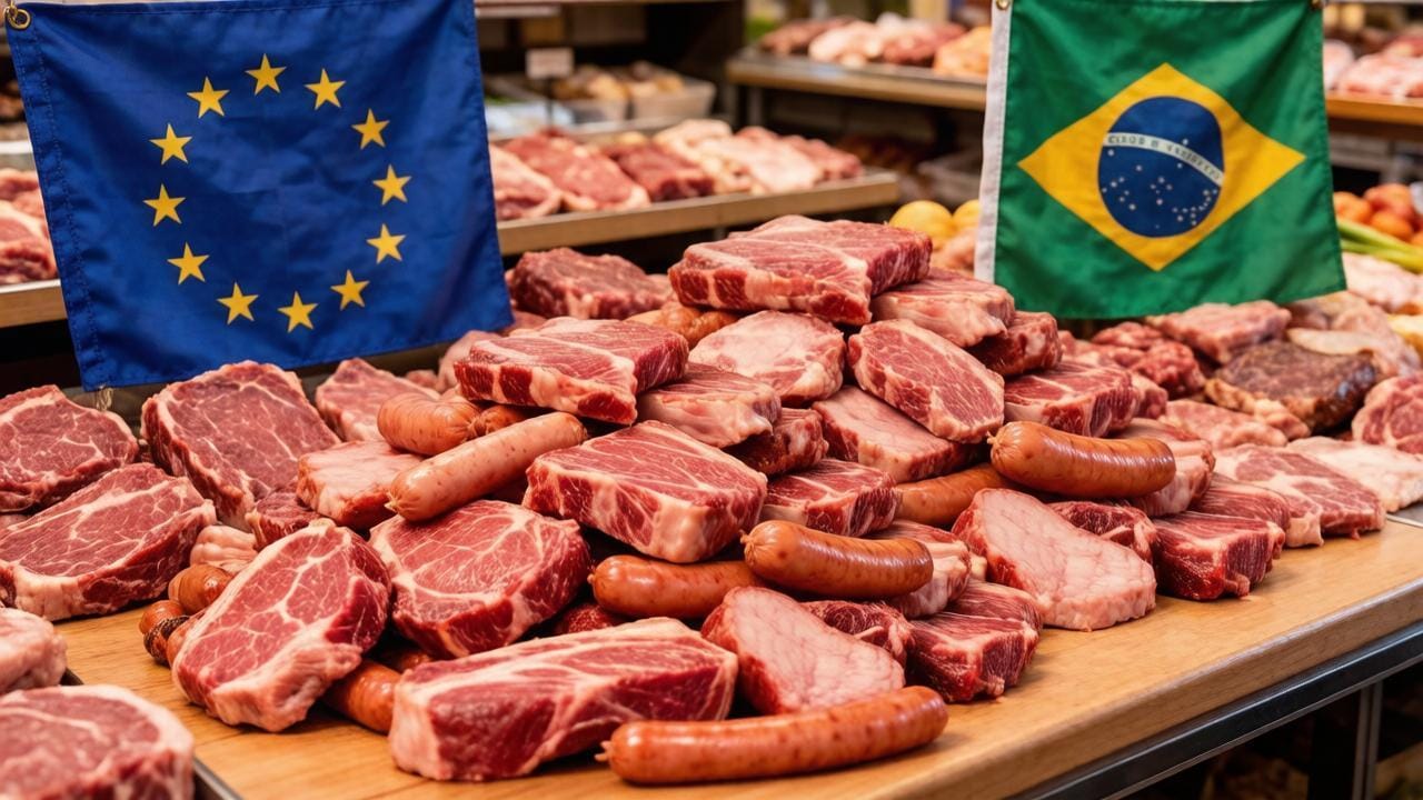 The EU restricts imports of Brazilian meat due to new veterinary requirements.