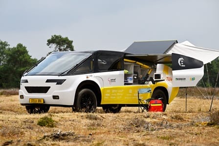 Students from the Netherlands create world's first solar-powered ambulance
