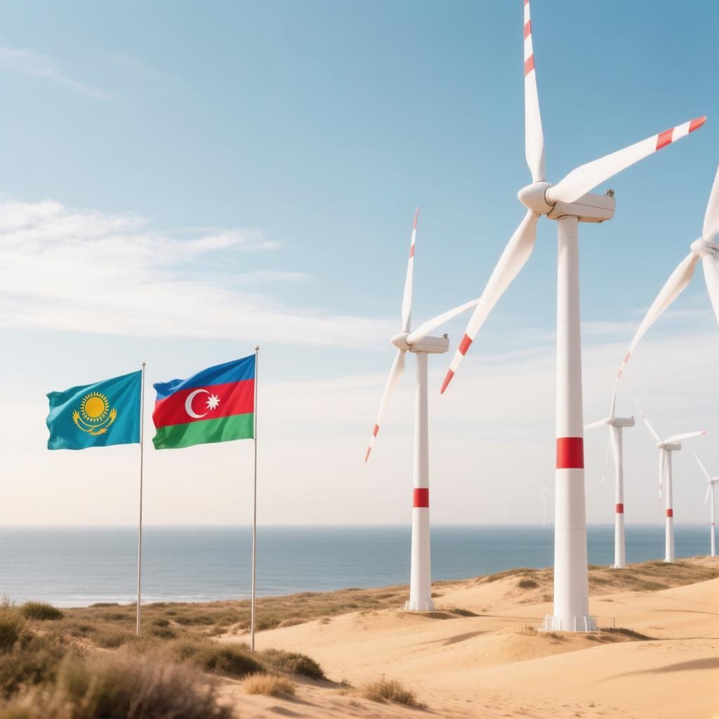 Azerbaijan's green energy frees up gas for export — and the Caspian is getting crowded for two countries at once