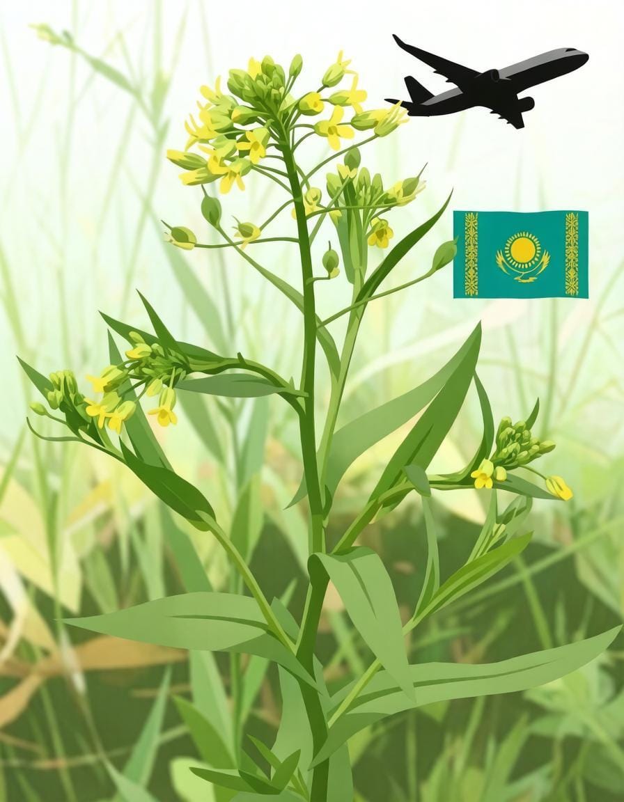 North Kazakhstan region became a testing ground for aviation fuel from camelina.