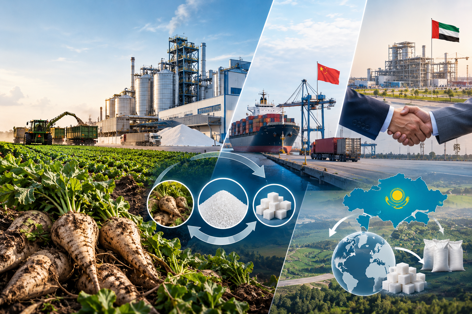 Why has Kazakhstan's sugar industry been in turmoil for years?
