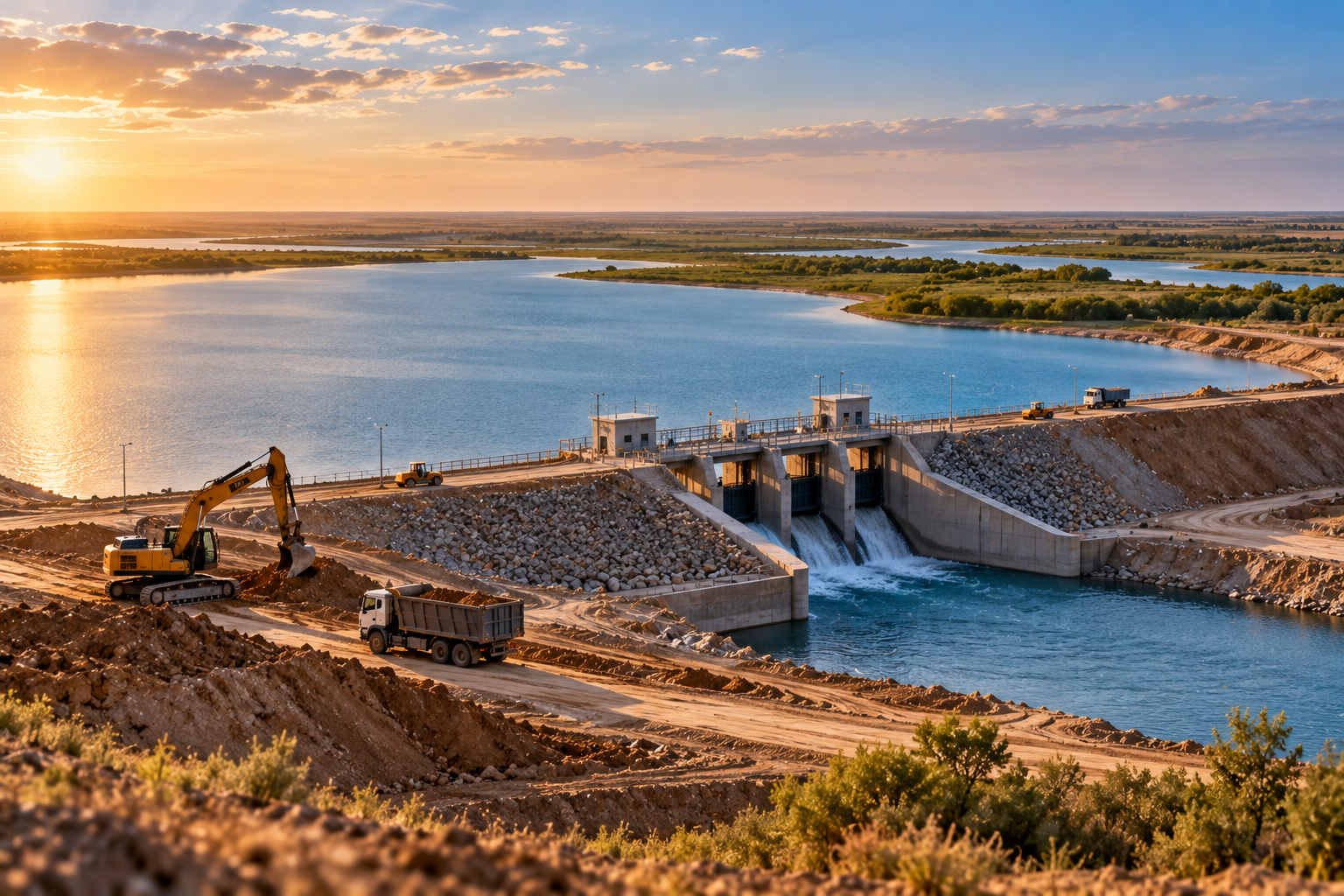 Three reservoirs are planned to be built in Western Kazakhstan