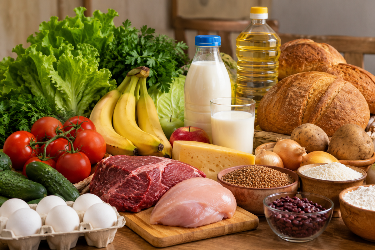 В Казахстане выросло потребление мяса, молока и овощей