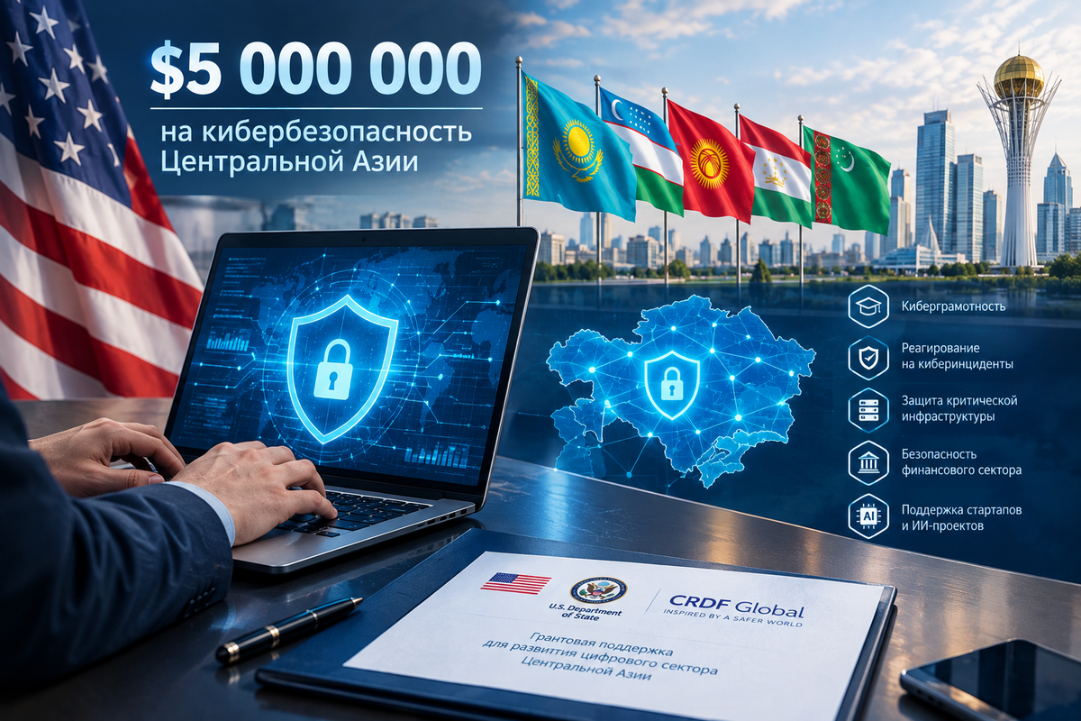 США выделили $5 млн на кибербезопасность Центральной Азии