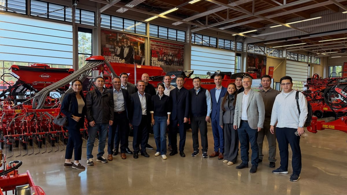 Локализация техники KUHN в Казахстане перешла в практическую стадию.