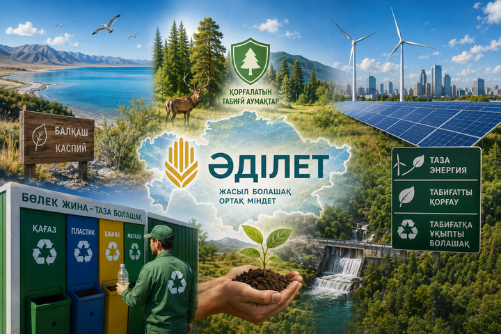 От заповедников до переработки отходов — экологический курс «Әділет»